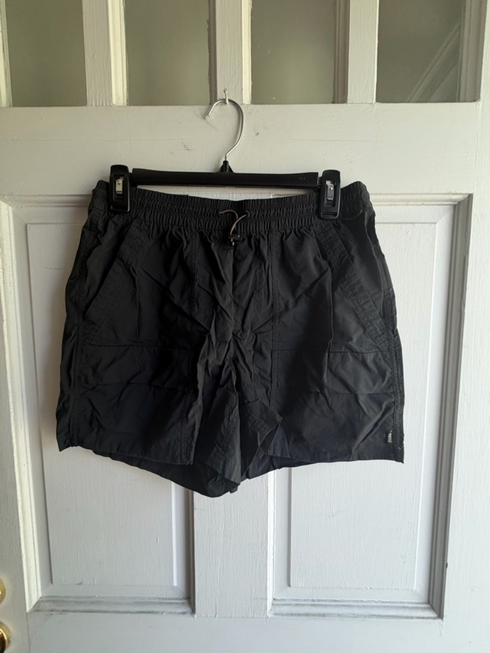 REI Women’s Black Elastic-Waist Casual Shorts